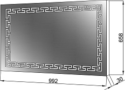 Ceruttispa Мебель для ванной Романья white 100 – фотография-7